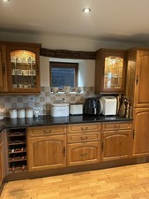 used wooden kitchen units