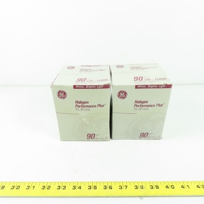General Electric 90PAR/FL/H Halogen Performance Plus Par 38 Lamp 90W 120V Lot/2