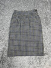 Vintage Pendleton Woolen Mills Pencil Skirt Women 6 Multicolor Houndstooth Plaid