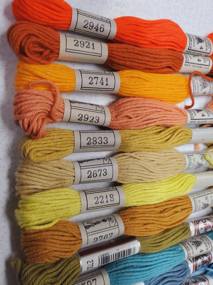 30 DMC Retors #4 Embroidery Floss Lot of 30 Different Colors - Image 4 of 4