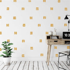 120pcs Modern Line Wall Stickers Boho Nursery Kids Living Room Scandinavian Home