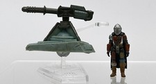 S05 0096 Star Wars Micro Galaxy Squadron Hover E-Web Blaster w Din Djarin