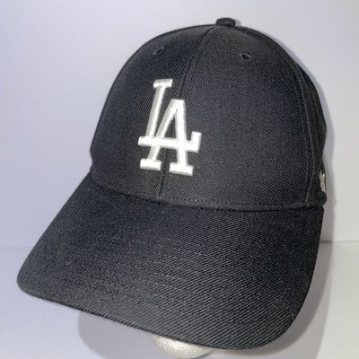 '47 MVP Genuine LA Dodgers Black Wool Baseball Cap