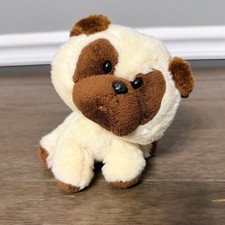 Aurora World Cream Brown Pug Dog Plush