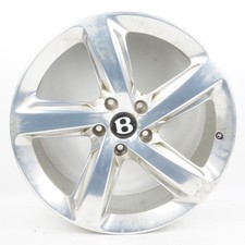 2011 -2020 Bentley Mulsanne Polished Grey OEM Wheel 21” Original Rim 3Y0601025AF