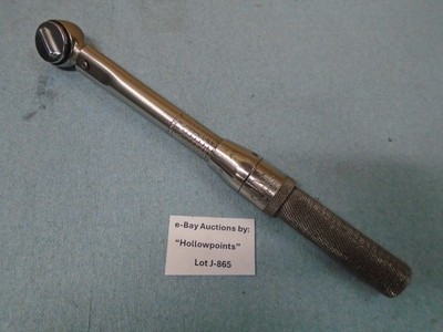 MAC Tools TW150R Torque Wrench 1/4'' Drive 30-150 Inch Lbs. & Nm 3.9-17.5 J865