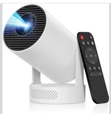 Mini Proiettore con WiFi 6 e Bluetooth,4K 1080P, Proiettore Intelligente, Messa a fuoco automatica