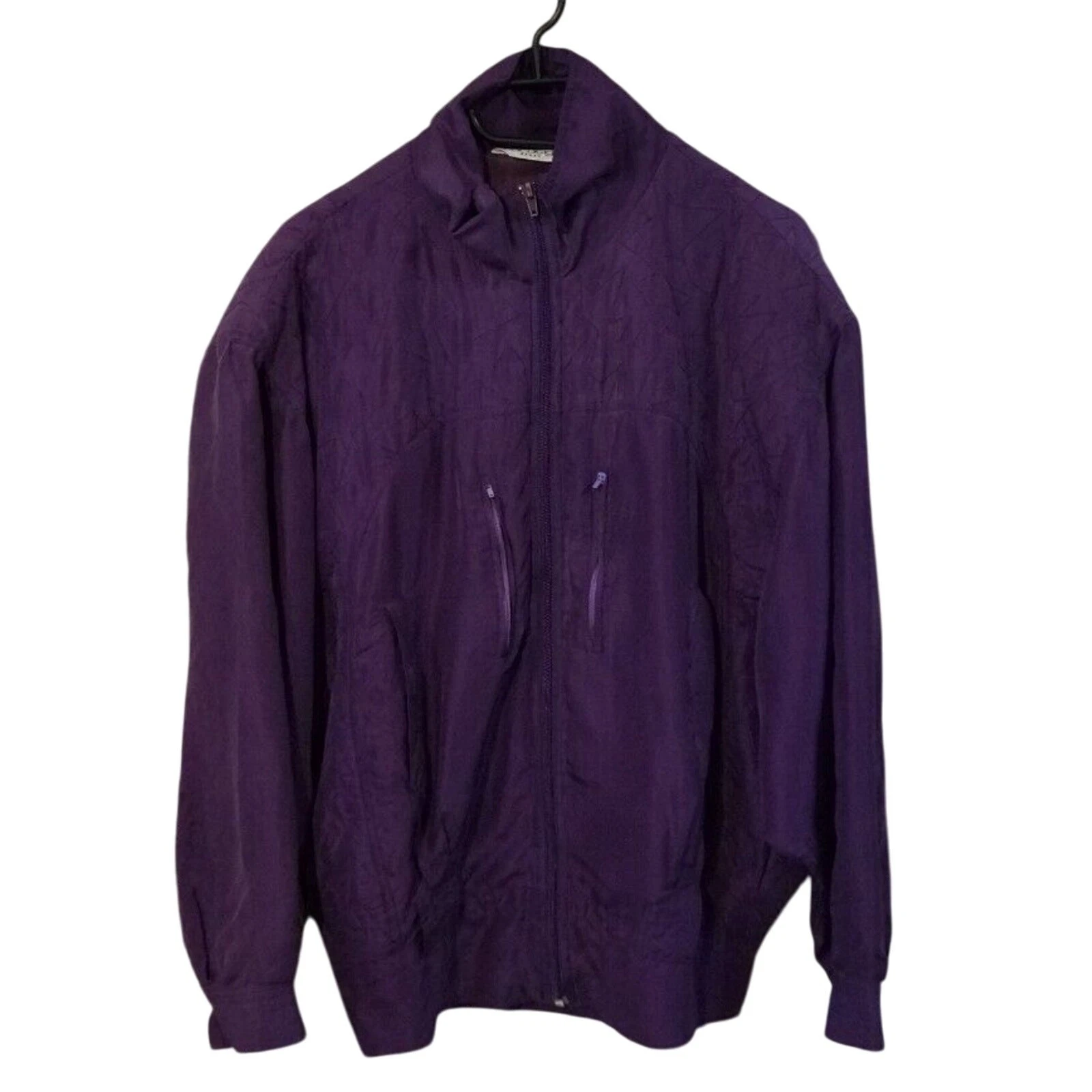 CARATIGA Vintage Purple Silk Jacket Mens Size UK 40
