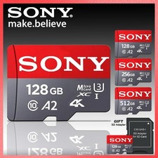 Sony TF Memory Card 128GB   High Speed Micro SD A2 U3 V30