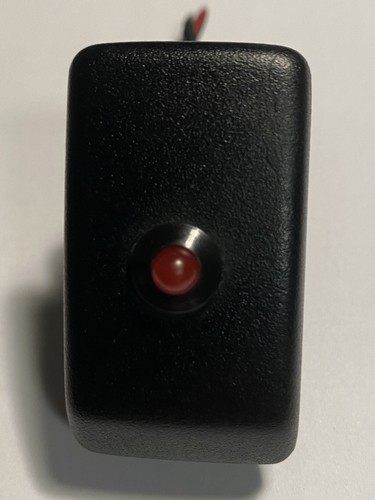 BLINDDECKEL ABDECKUNG SCHALTER ARMATURENBRETT VW GOLF 2 MIT ROTER WARNLEUCHTE