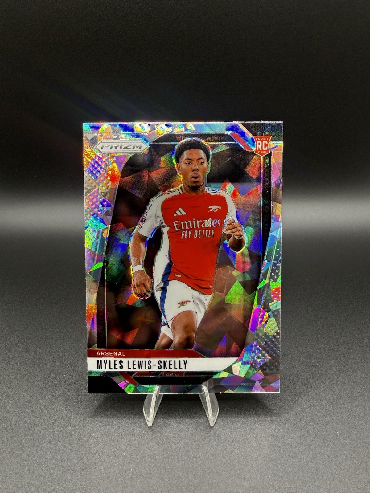 2024-25 Prizm Premier League Myles Lewis-Skelly #35 Cracked Ice Prizm