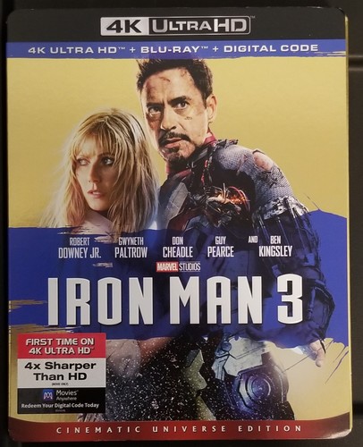Iron Man 3 (4K / Blu-ray + Digital) New - Picture 3 of 4