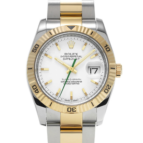 Rolex Datejust 116263 36mm Stainless Steel White Wristwatch #W...