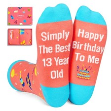 Zmart 13th Birthday Gifts for Medium, Simply the Best 13 Year Old Orange
