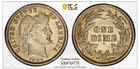 1907 D Barber Dime 10c PCGS Purple Core AU55