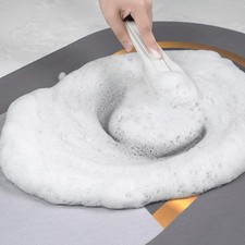 Ultra-Thin Non-Slip Bath Mat: Quick-Dry, Marble Design for Luxurious Comfort