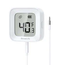 GoveeLife Freezer Thermometer Alarm, Smart Bluetooth Temperature Monitor Sens...