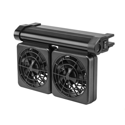 DaToo Aquarium Chiller Fish Tank Fan Cooling Fan, 1 Yr 2 Fans 