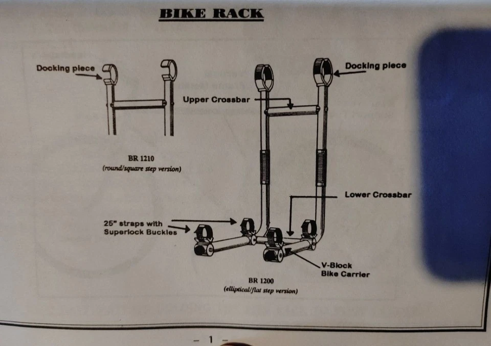TopLine RV cámper furgoneta escalera portabicicletas para 2 bicicletas nuevo Foto 2 de 4