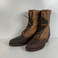Chippewa Crazy Horse Packer Boots 11 B (Narrow) USA Made