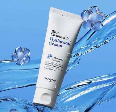 SKINFOOD Blue Chamomile Hyaluronic Cream 70ml/2.36fl.oz. Soothing&Moisturizing
