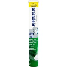 Steradent Active Daily Fresh 30 Tablets for Denture Cleaning Fresh Breath Green