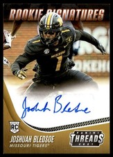2021 Panini Chronicles Draft Picks Threads Rookie Signatures Joshuah Bledsoe
