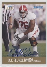 2013 Fleer Retro Auto DJ Fluker #94 Auto 0af