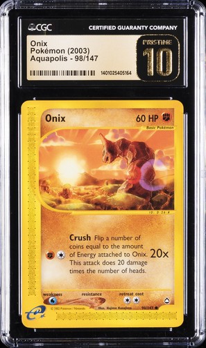 Onix graded CGC 10 for sale on eBay