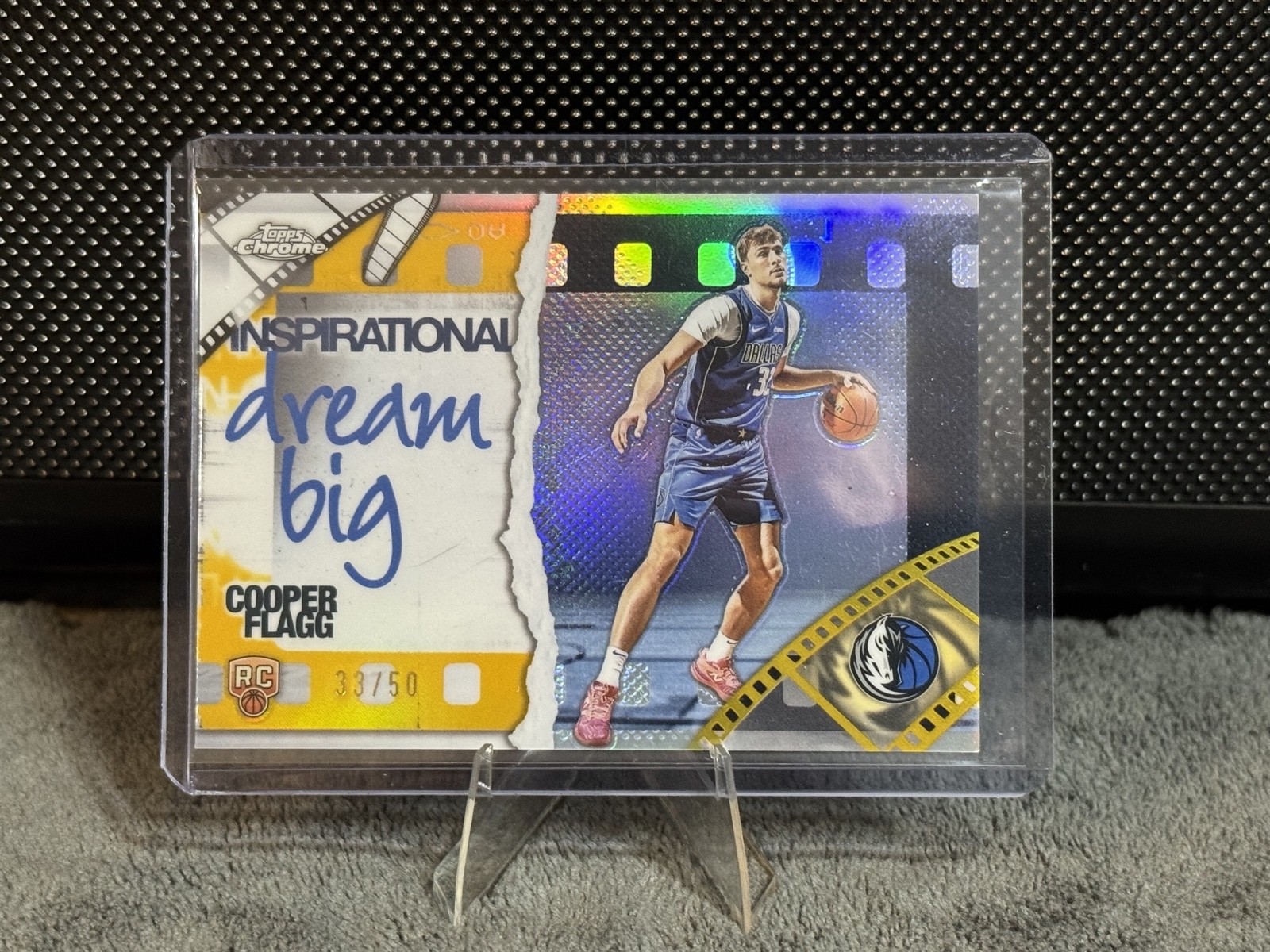 2025-26 Topps Chrome - Inspirational Cooper Flagg #IP-18 Gold Refractor /50 (RC)
