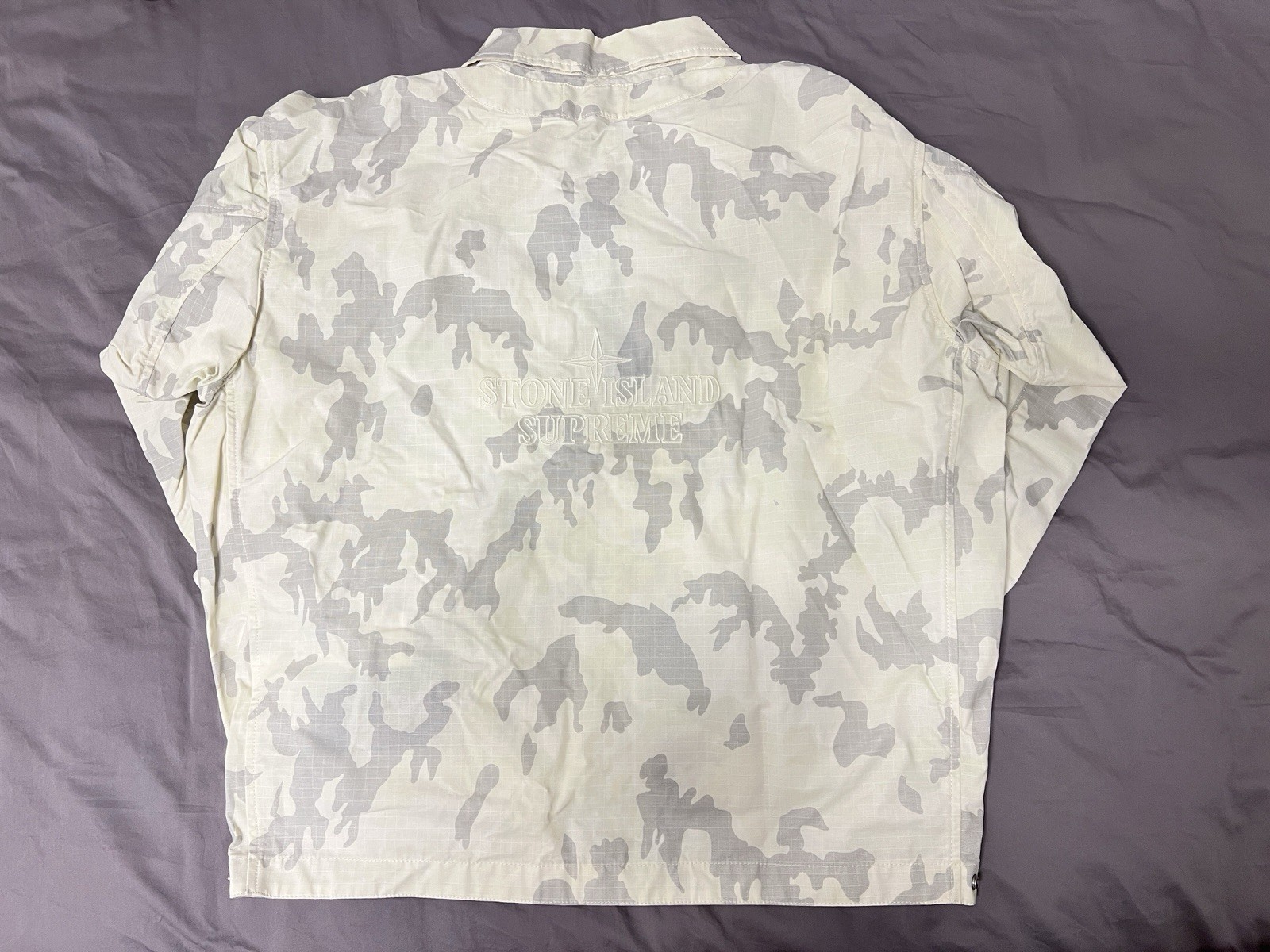 Supreme stone island reactive ripstop jacket Brand New Tan. Shipping Now!! image 2
