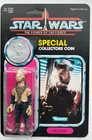 KENNER Retro Yak Face Mint Figure on PRO Custom Power of the Force card + coin