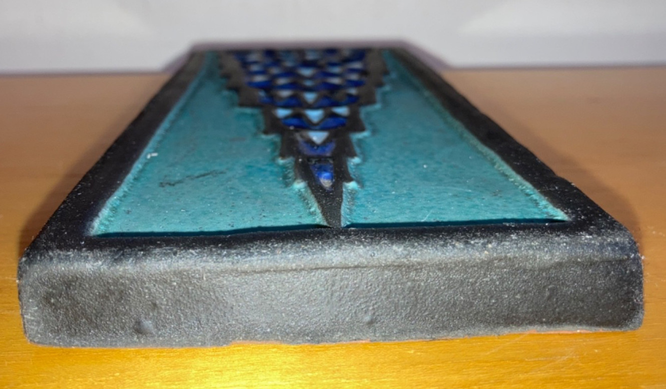 Spalding Studio Chrysler Building Tile Pottery Wall Art Doug DS Rare Flaws Wear