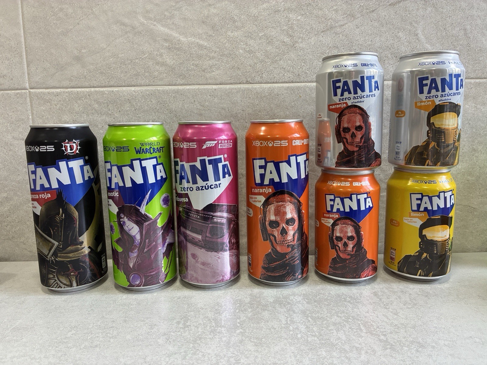 Full Set 8 Latas Fanta 2026 Limited Edition Sin Abrir Spain