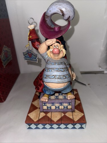 Figurina Disney Traditions Jim Shore Capitano Uncino Mr. Smee Peter Pan Attenzione - Foto 5 di 7