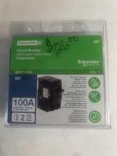 Disyuntor miniatura Square D QO2100C 100A, 2 polos, 120/240v CA