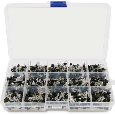 675pcs/1Box NPN Transistor Assortment 15 Values For Device Building