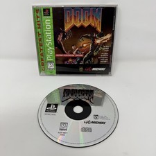Doom PlayStation 1 PS1 1995 Greatest Hits CIB Complete Manual Tested