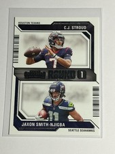 2023 Panini Contenders - Round Numbers C.J. Stroud, Jaxon Smith-Njigba #4 (RC)
