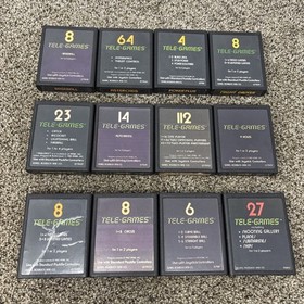 Atari 2600 Sears Tele Games Lot Of 12 Games Tested