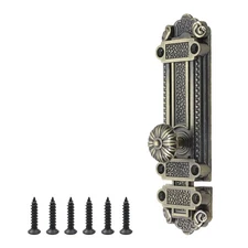Bronze Slide Door Bolt Gate Security Lock Latch Antique Sliding Door Window5inch