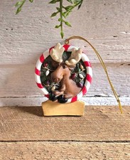 Big Sky Carvers Phyllis Driscoll Mountain Mooses Moose Christmas Tree Ornament