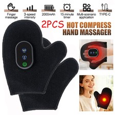 Portable Hand Massager Cordless Heated Hand Massager Wrest Finger Pain Relief