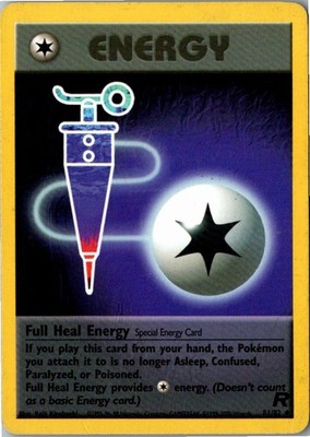 Pokemon Full Heal Energy 81/82 Team Rocket Englisch