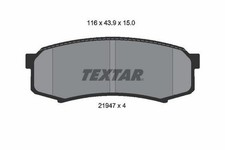 TEXTAR Bremsbeläge Satz Hinten für TOYOTA LAND CRUISER (KDJ12, GRJ12) 2194701