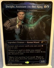 ?? Dwight, Assistant (to the) King (Baral) FOIL The OFFICE Secret Lair MTG ??