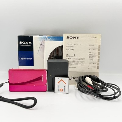 Working Item Free Bonus Available Sony Cyber-Shot Dsc-Tx5 Pink