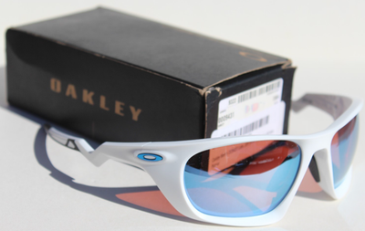 OAKLEY Lateralis Sunglasses Matte White/Prizm Snow Sapphire NEW