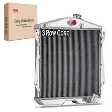 3 Row Aluminum Radiator For 1943-1948 Chevy Fleetline Fleetmaster Sedan Delivery 3 Row Aluminum Radiator For 1943-1948 Chevy Fleetline Fleetmaster Sedan Delivery