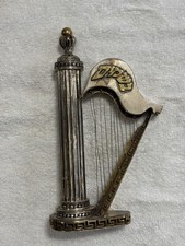 NETAFIM STERLING SILVER JUDAICA SPICE BOX HARP   special Collectable Stamp